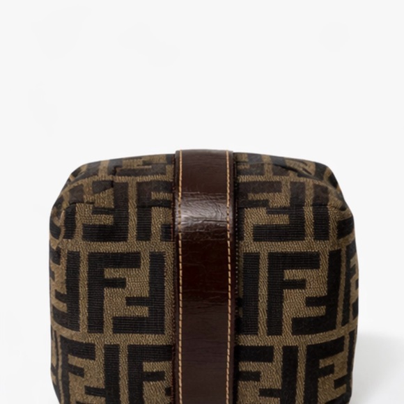 Fendi Black and Brown Monogram Pouch-size 14*10*10cm - Picture 5 of 6